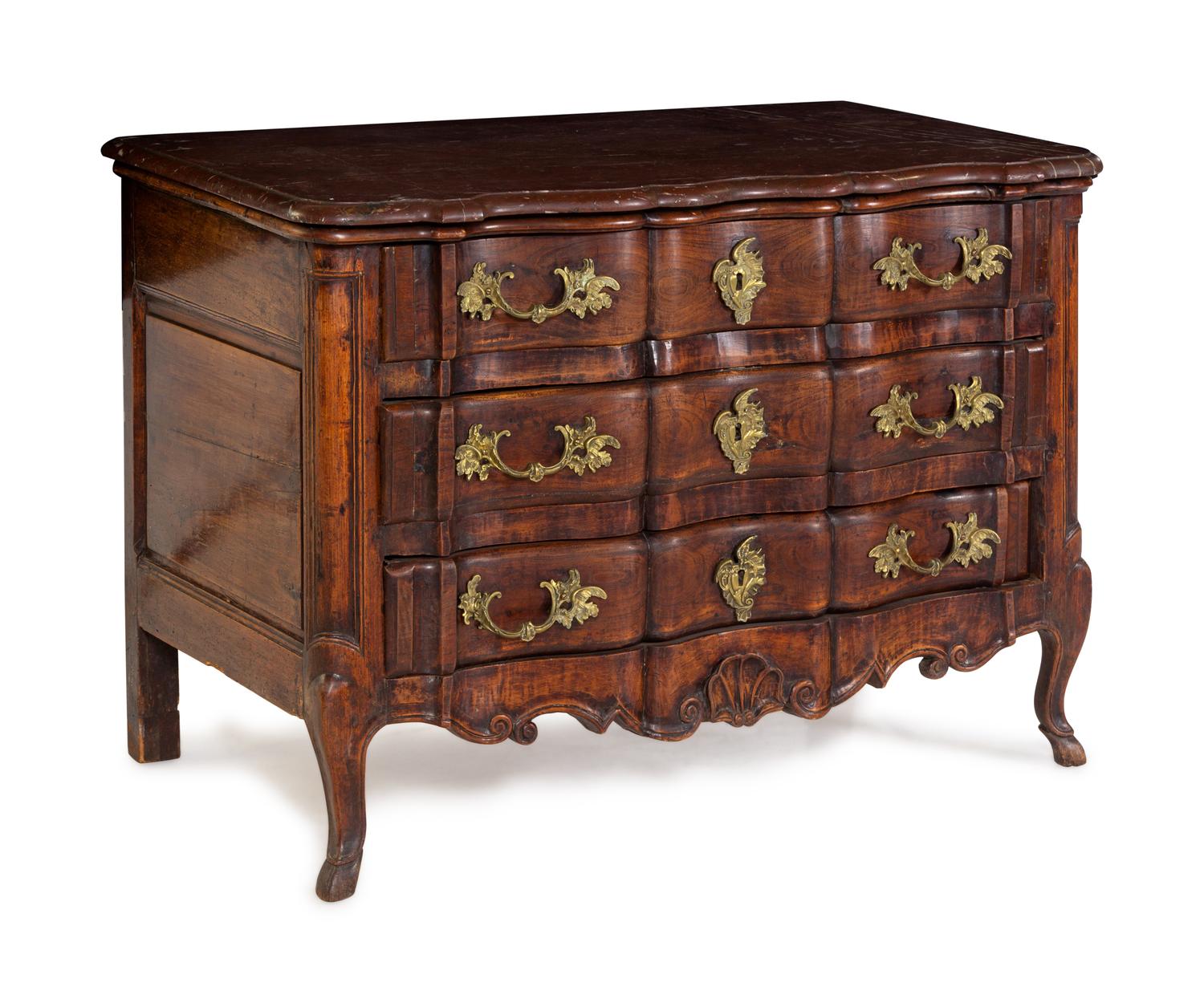 A French Provincial Beechwood Commode