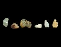 Six Chinese Jade Carvings