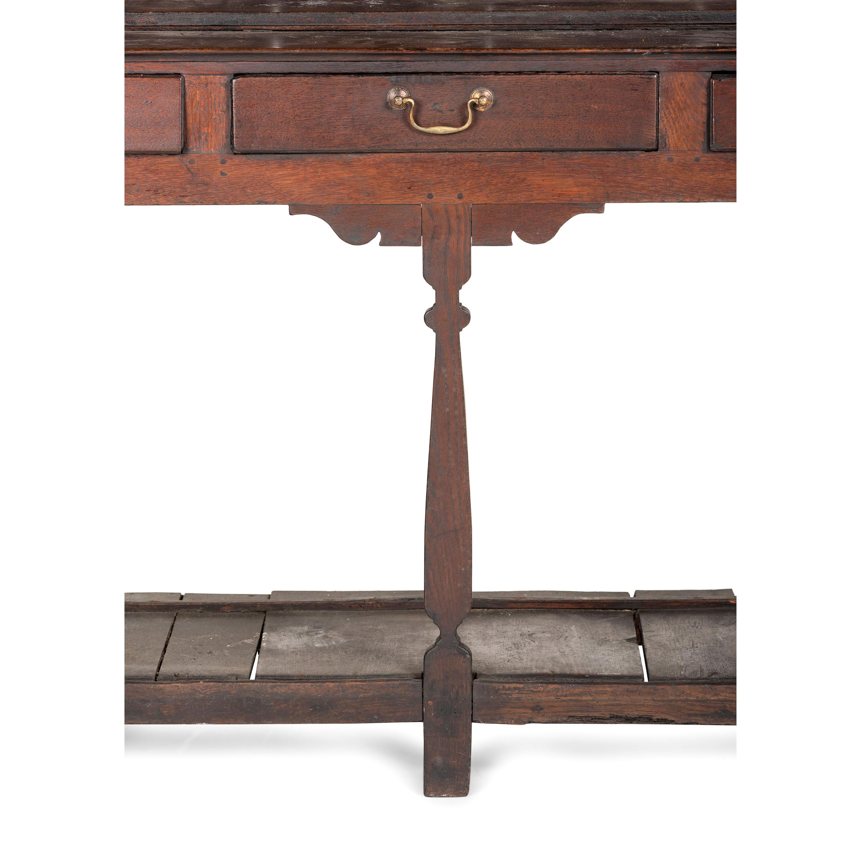 An English Oak Pewter Cupboard