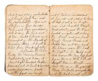 [CIVIL WAR]. War-date diary of Corporal J. A. Raudibaugh, Company H, 133rd Pennsylvania Infantry Regiment. Including Fredericksburg, "Mud March," and Chancellorsville content.