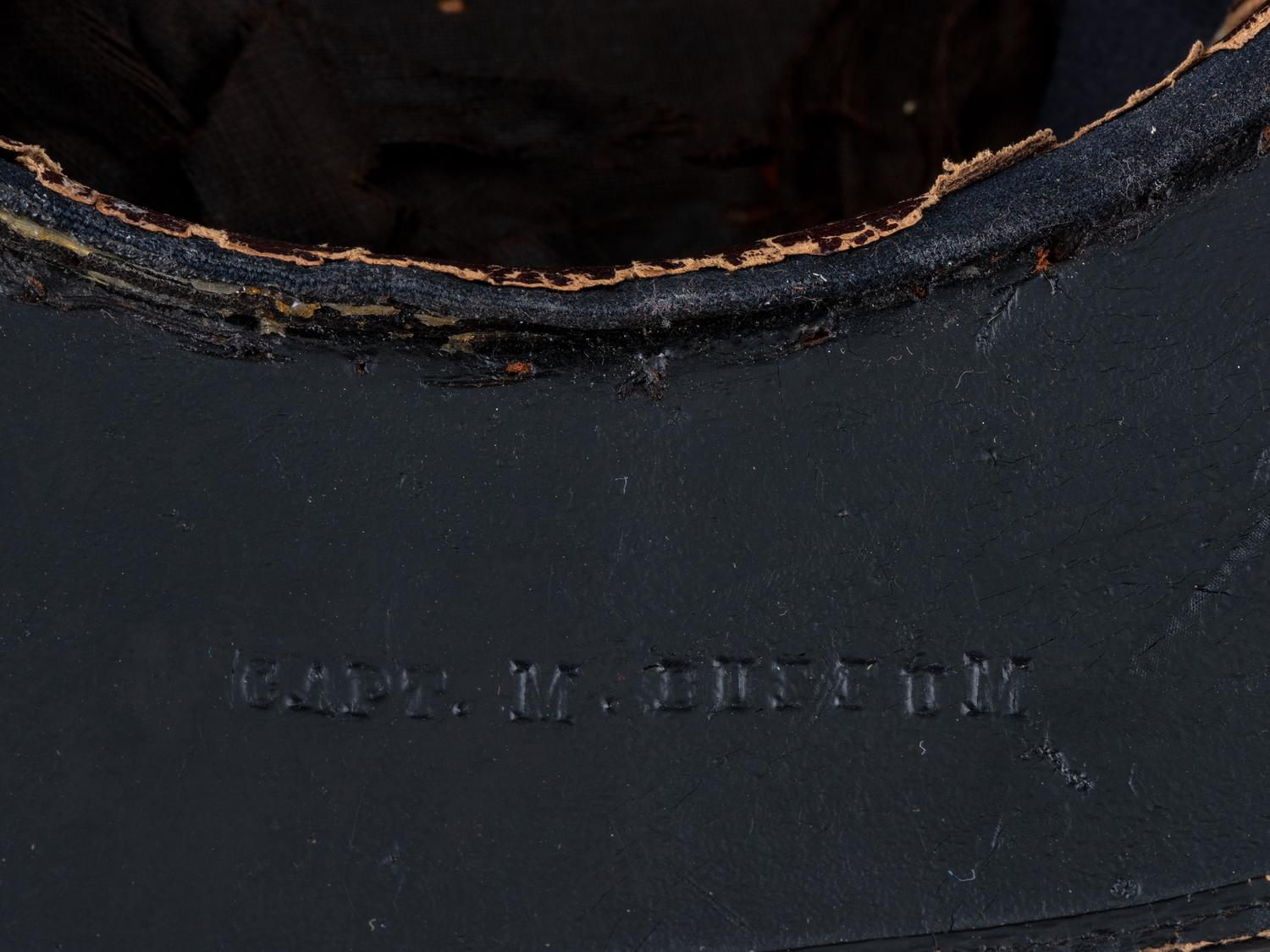 [CIVIL WAR]. 4th Rhode Island Infantry kepi identified to Captain Martin Page Buffum, POW at Petersburg. [ With :] ALLEN, George H. Forty-Six Months with the Fourth R.I. Volunteers.