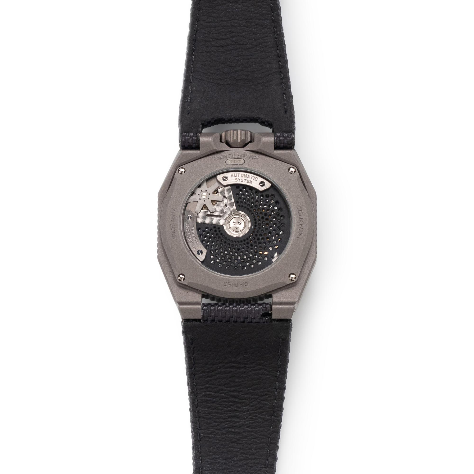 URWERK, REF. UR-100 TITANIUM 'GUNMETAL' WATCH