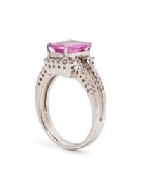 PINK SAPPHIRE AND DIAMOND RING