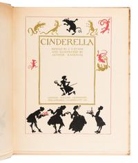 RACKHAM, Arthur (1867-1939), illustrator. -- EVANS, Charles Seddon (1883-1944). Cinderella . London & Philadelphia: William Heinemann and J.B. Lippincott Co, 1919.
