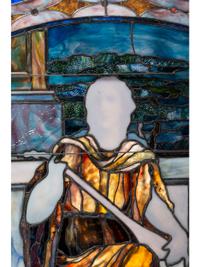 'Musician in the Cove' Window, c. 1890