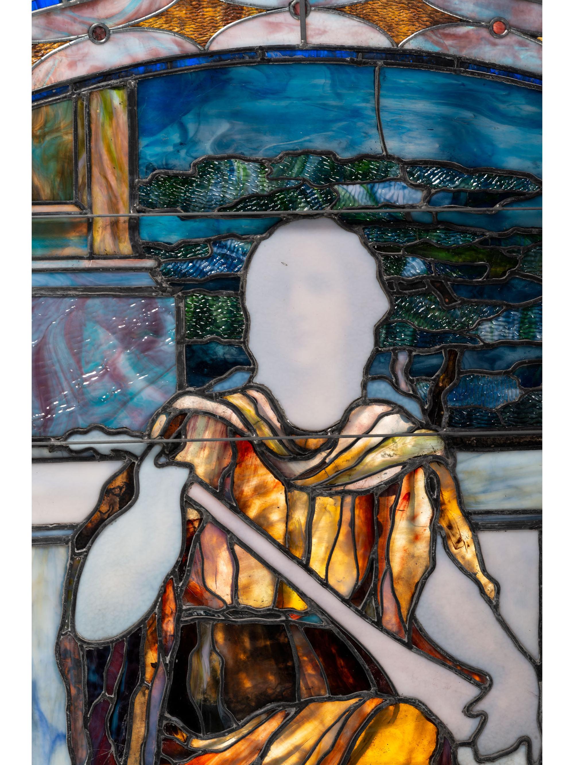 'Musician in the Cove' Window, c. 1890