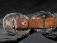 Navajo Silver Concha Belt