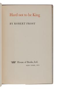 FROST, Robert (1874-1963). A group of 7 signed limited editions, comprising: