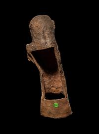A Boeotian Terracotta Standing Figure with Casket