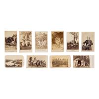 Images Related to the 1862 Dakota Uprising in Minnesota, Including Views of Sioux Held at Fort Snelling and Rev. H.B. Whipple