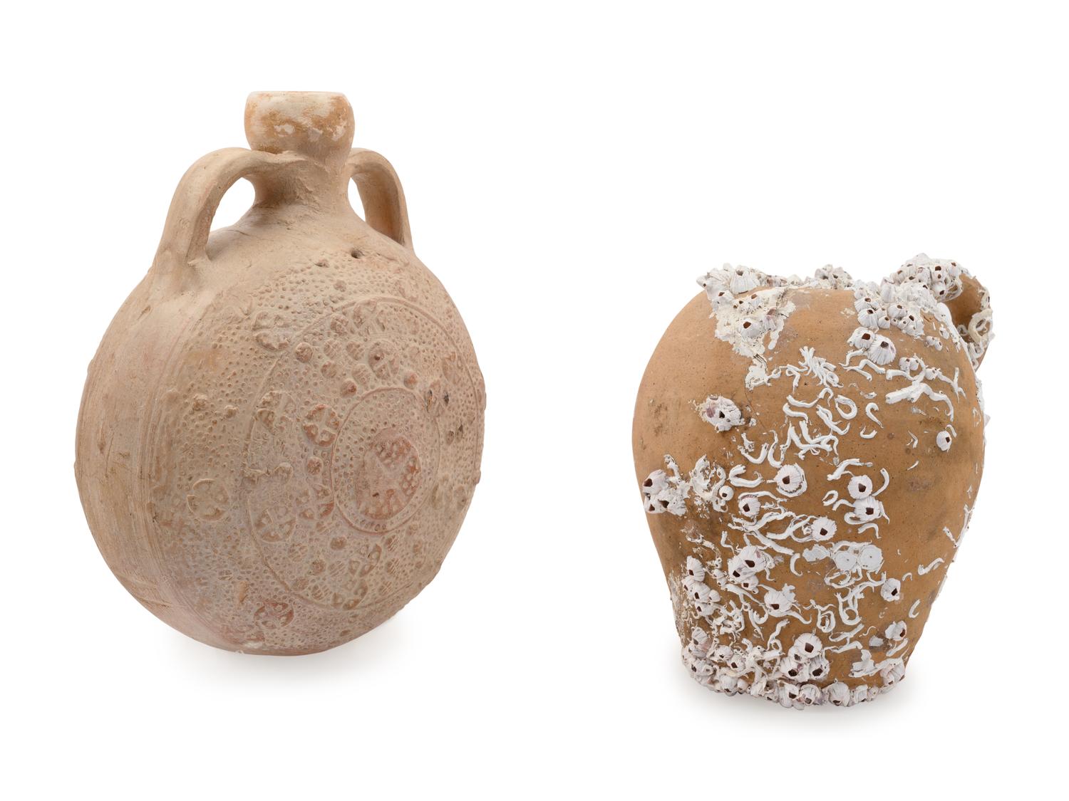 Two Holy Land Pottery Vessels