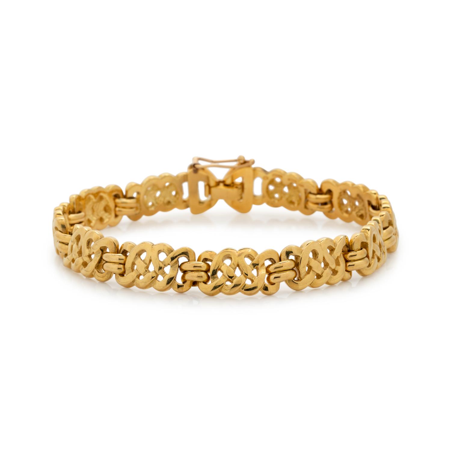YELLOW GOLD BRACELET