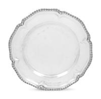 A Mexican Silver Serving Plate
