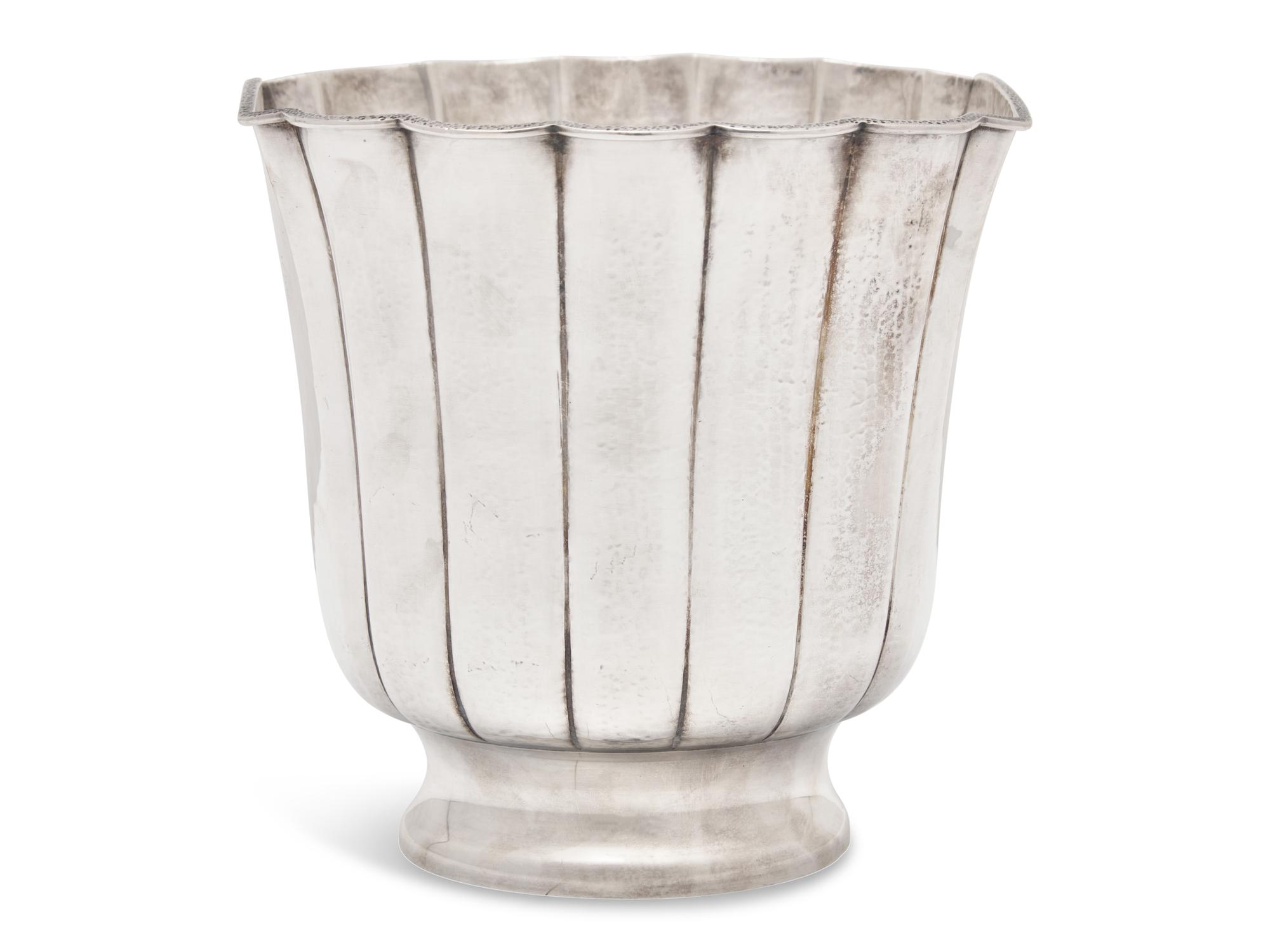 A Buccellati Sterling Silver Bottle Cooler