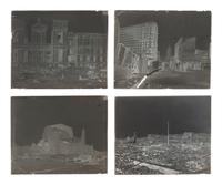 [CALIFORNIA]. A group of 21 glass negatives documenting the San Francisco Earthquake.