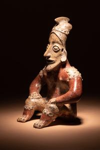 A Jalisco Terracotta Seated Figure