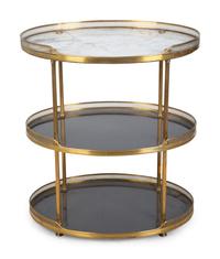 A Regency Style Gilt Metal Two-Tier Side Table — 20TH CENTURY