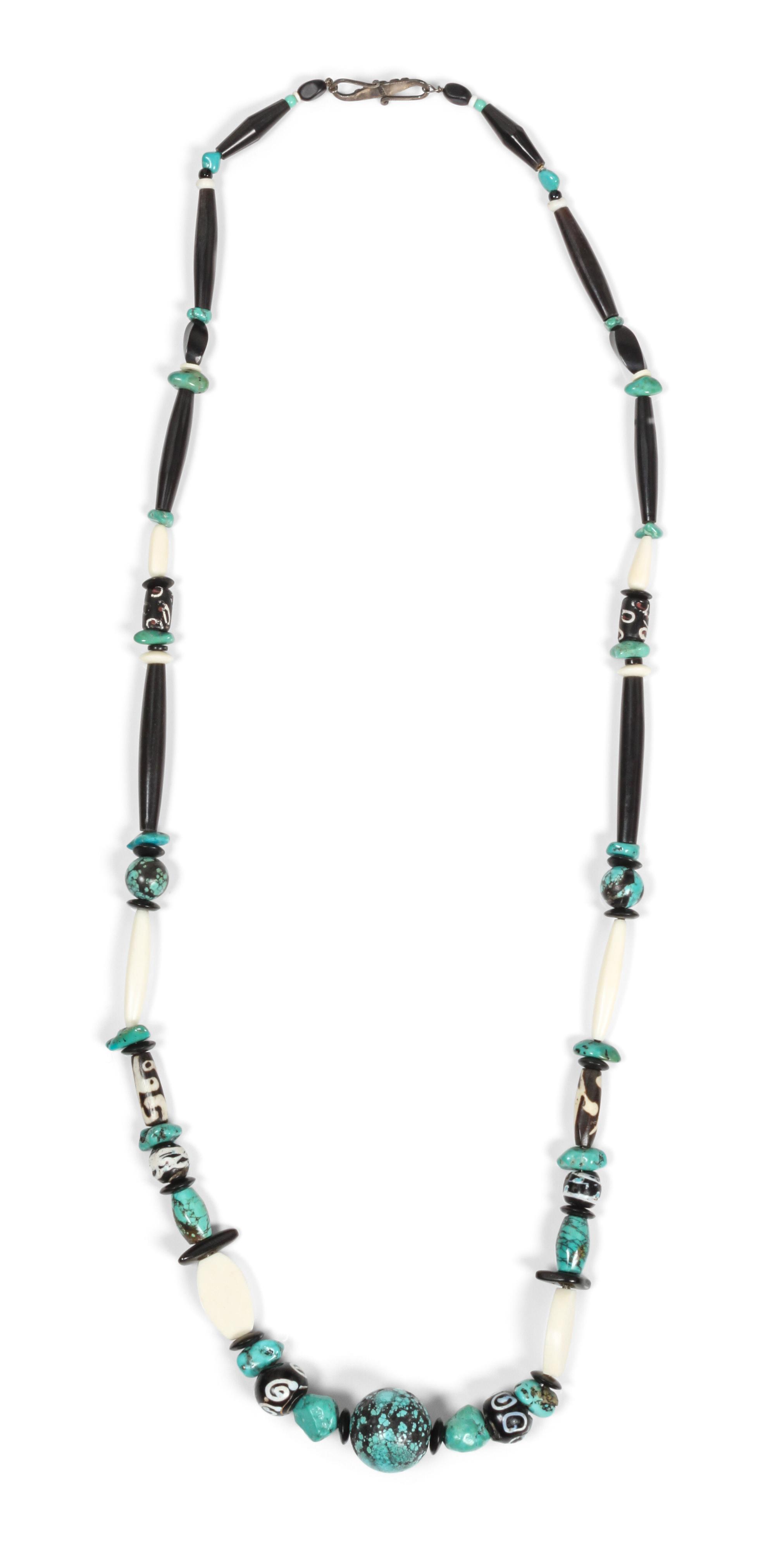 A Trade Bead Necklace Length 36 inches.