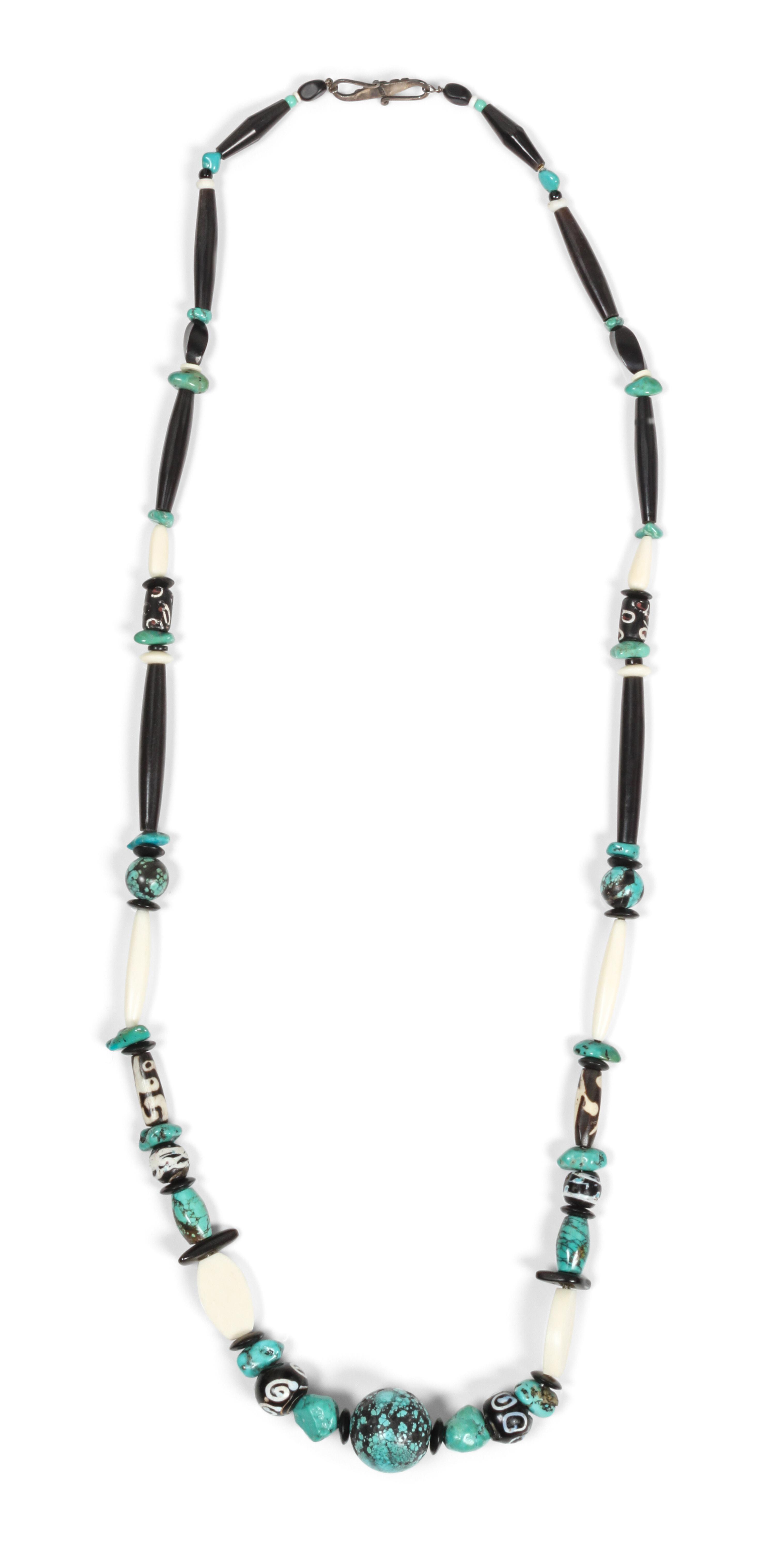 A Trade Bead Necklace Length 36 inches.