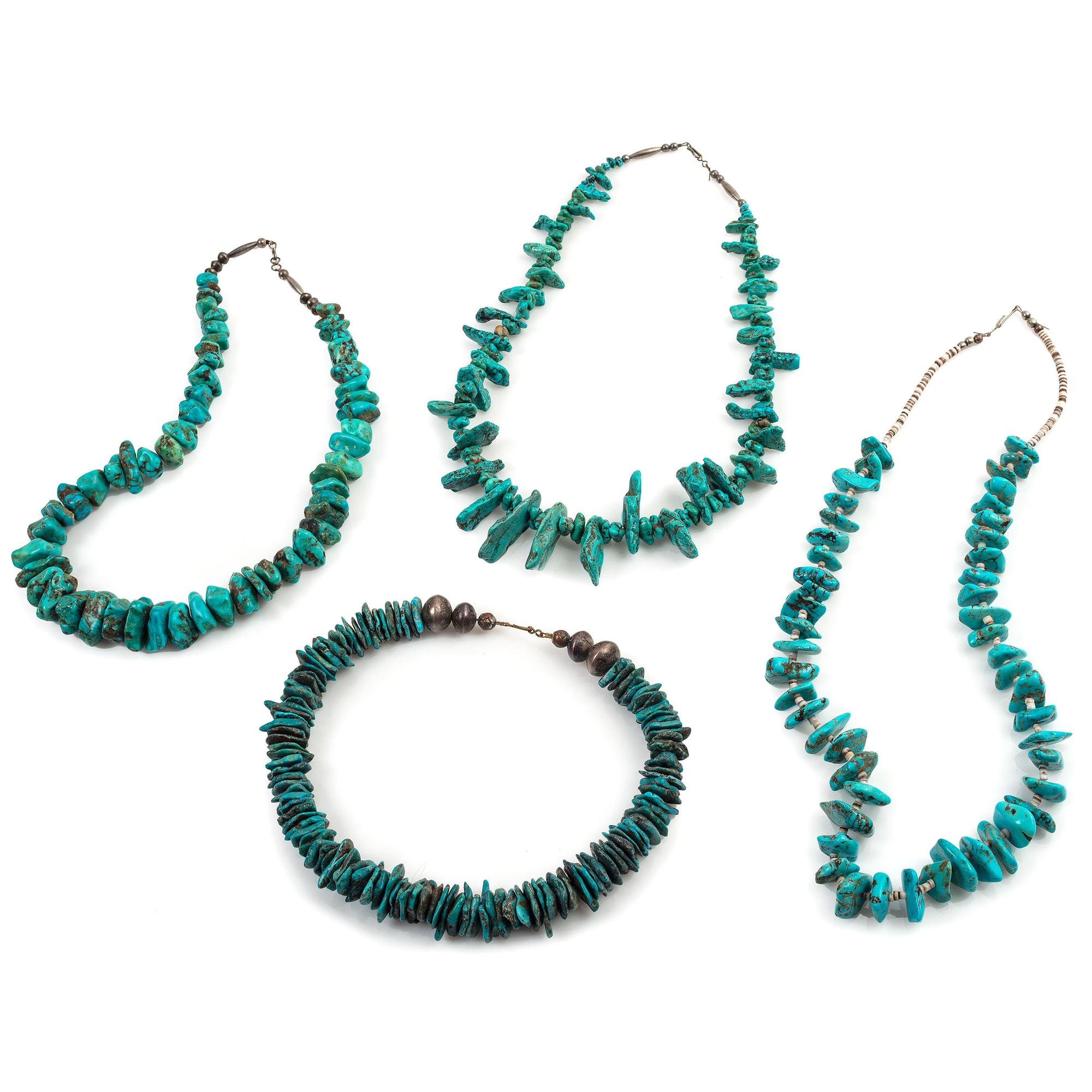 Southwestern-Style Turquoise Nugget Necklaces