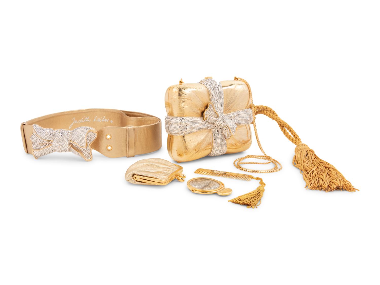 Two Judith Lieber Pieces: One Minaudière and One Belt