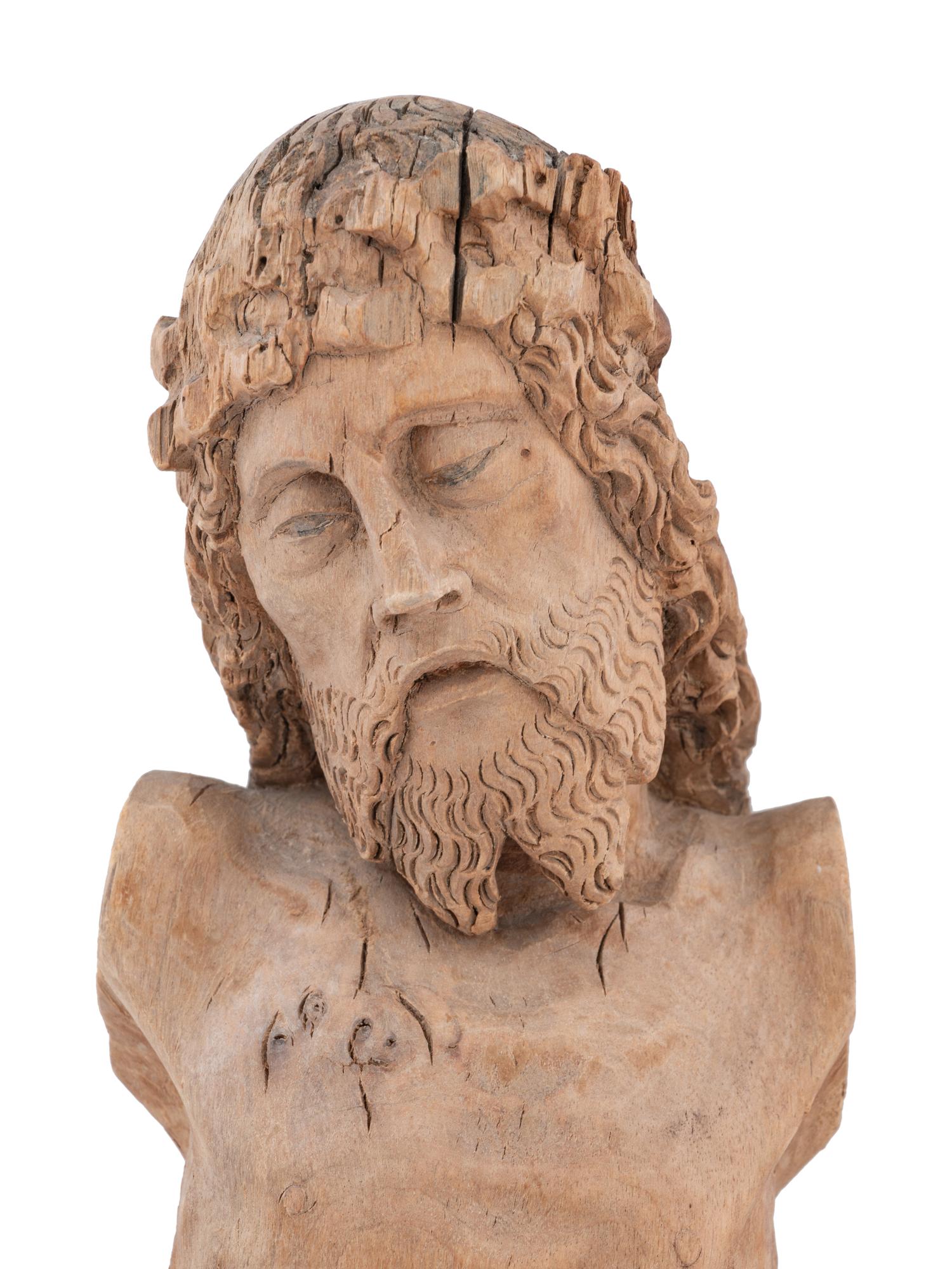 A South German Fragmentary Wood Corpus Figure