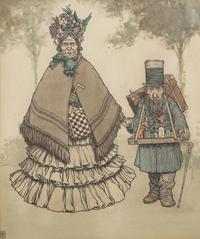 The Merchant's Wife...and the Merchant , Original Illustration for Bill the Minder , 1912