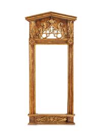 A Swedish Neoclassical Style Giltwood Mirror