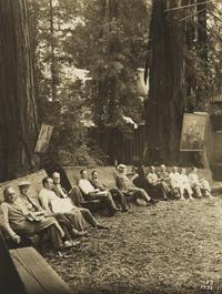 [Americana] Photograph Album of the Bohemian Grove Encampment, 1936, and Other Ephemera