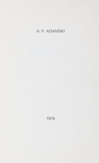 ADAMSKI, HANS PETER. Two works: Nine objects that remind me of two faces [and] The Hope/Die Hoffnung. [s.l.], 1975, 1976.