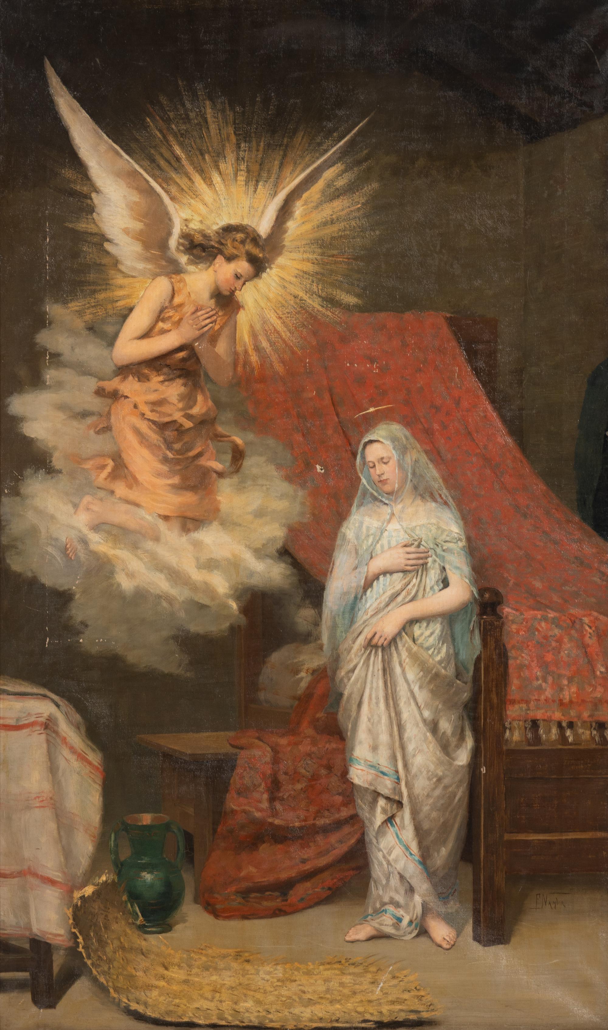 Francois Namur (Belgian, 1857-1902) — Annunciation