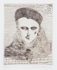 Milton Avery, (American, 1885-1965), Sally with Beret, 1939