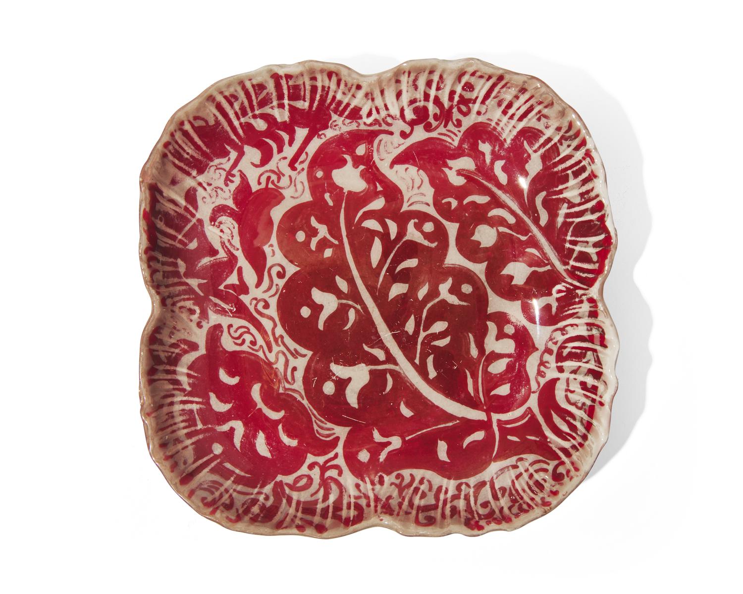 A Wedgwood Lustreware Dish in the Manner of William de Morgan