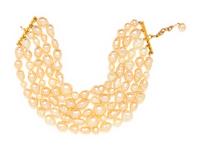 Chanel, Gripoix Pearl Collar Necklace