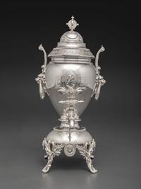 An American Silver Hot Water Urn
