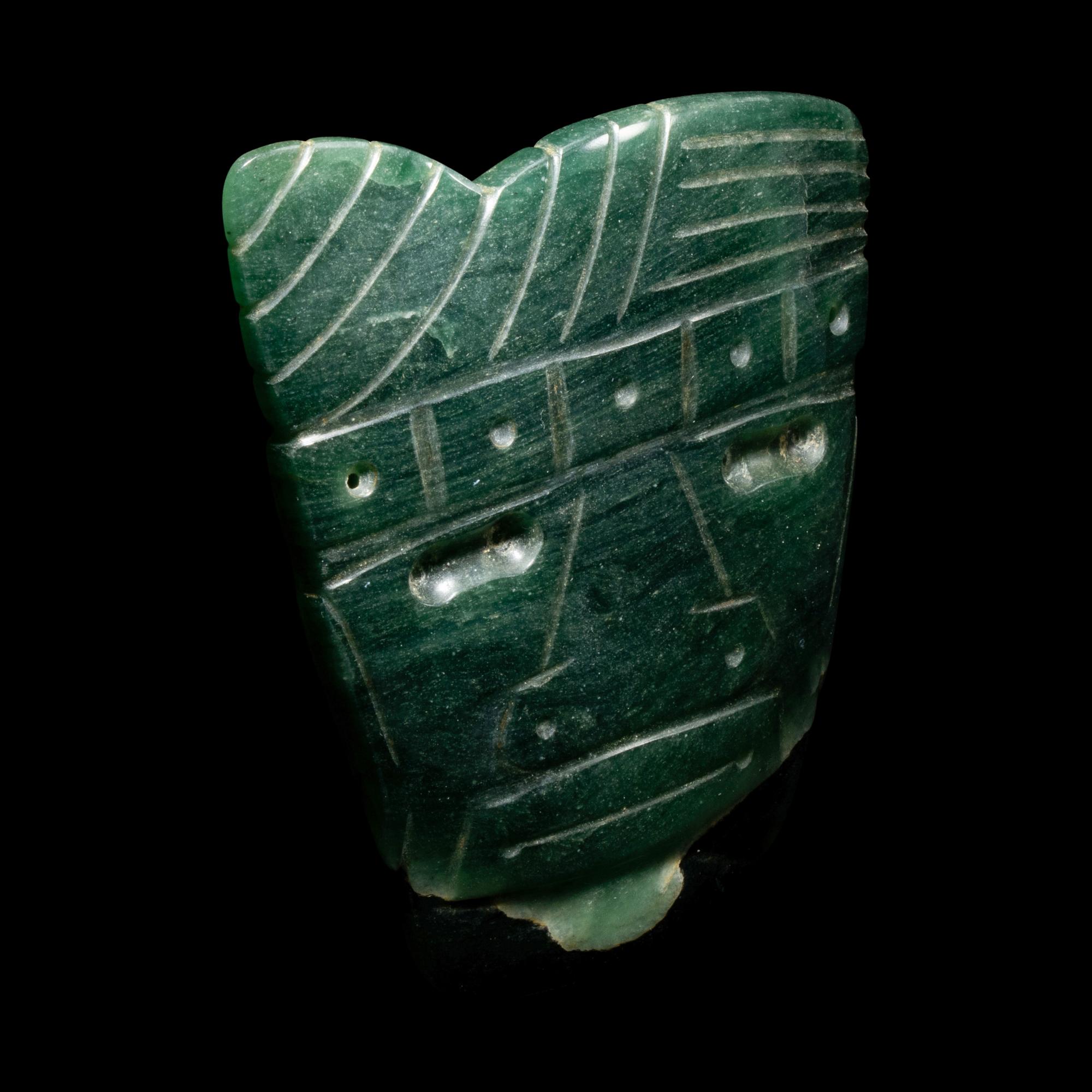 A Costa Rican Jade God Pendant