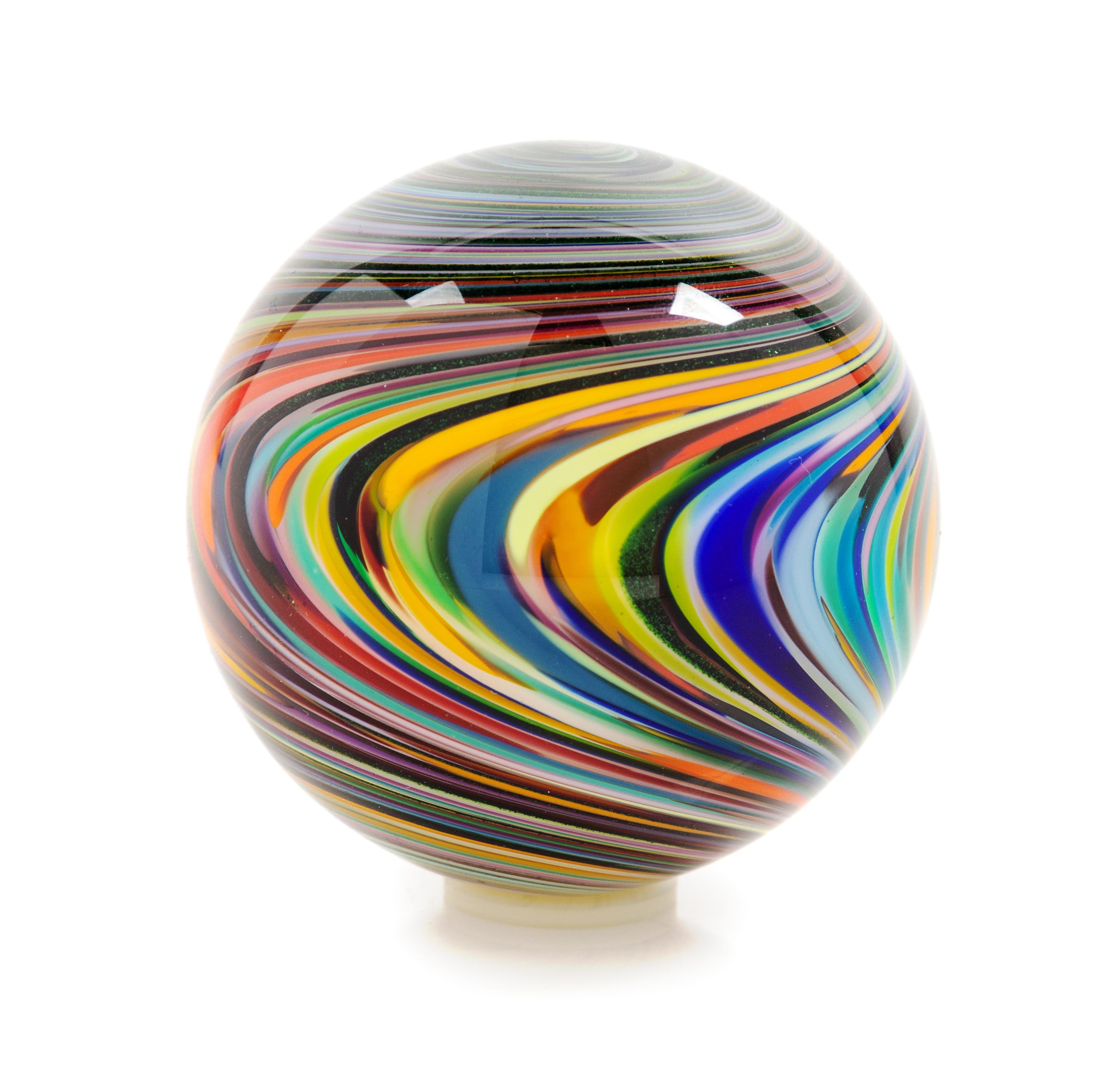 Mark Matthews, (American, b. 1948), Large Art Glass Marble