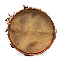 A War of 1812 Painted Militia Drum