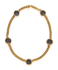 BULGARI, YELLOW GOLD AND ANCIENT COIN 'MONETE' CONVERTIBLE NECKLACE