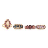 Collection of Four Gemstone Rings