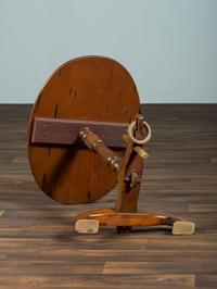 A Pine and Maple Nautical Candlestand