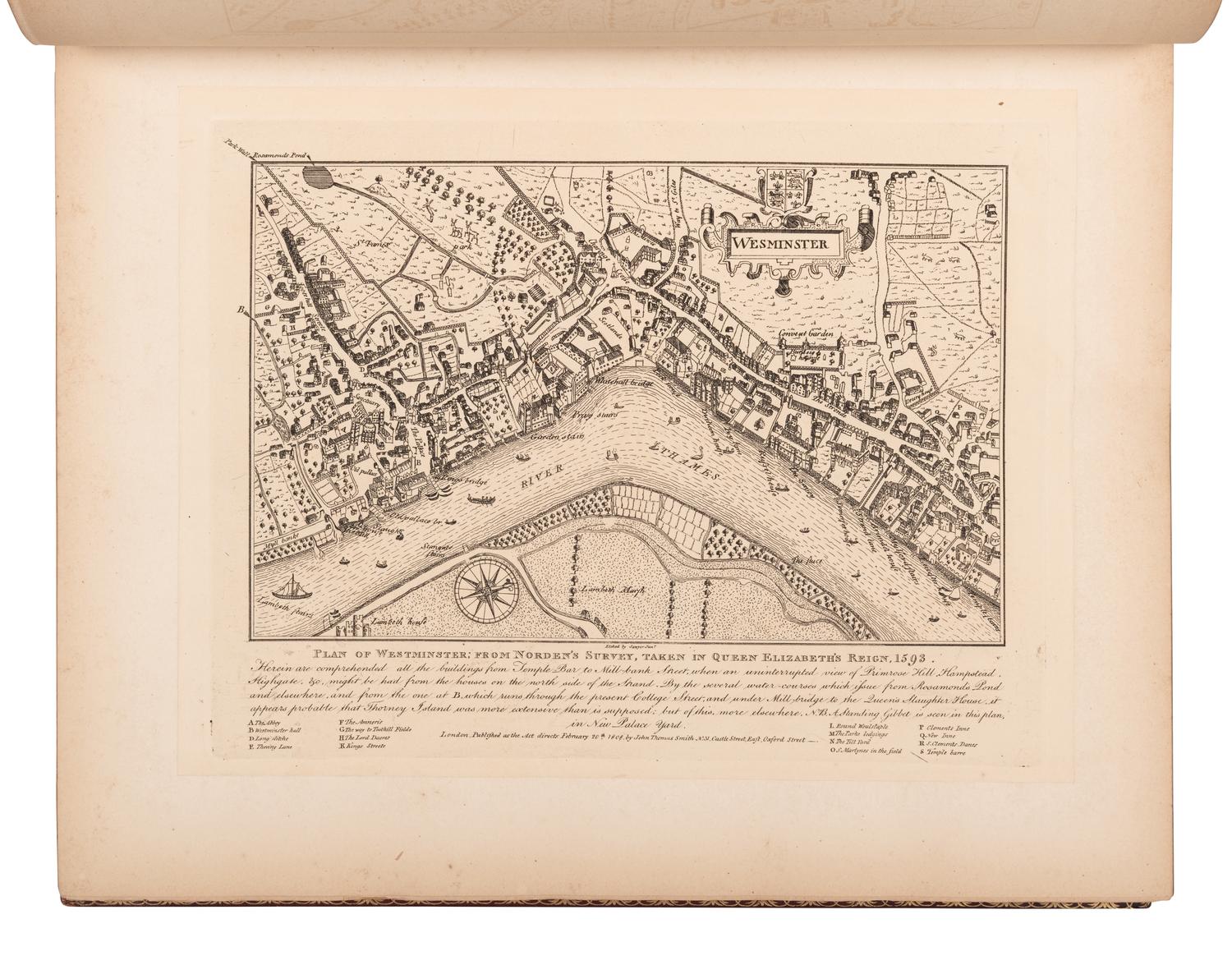 WESTALL, William (1781-1850) and Samuel OWEN (ca 1769-1857). Picturesque Tour of the River Thames. London: R. Ackermann, 1828.