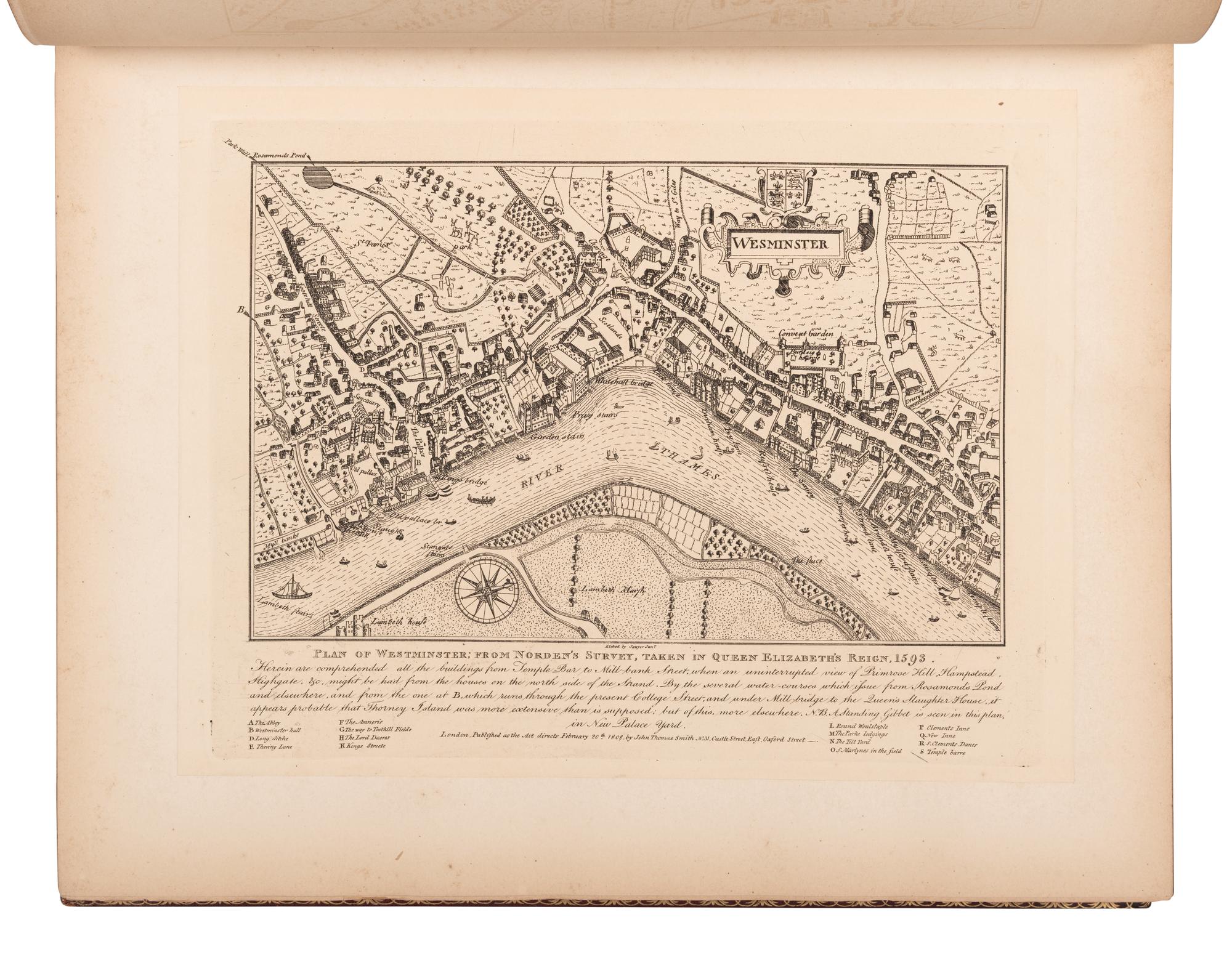 WESTALL, William (1781-1850) and Samuel OWEN (ca 1769-1857). Picturesque Tour of the River Thames. London: R. Ackermann, 1828.