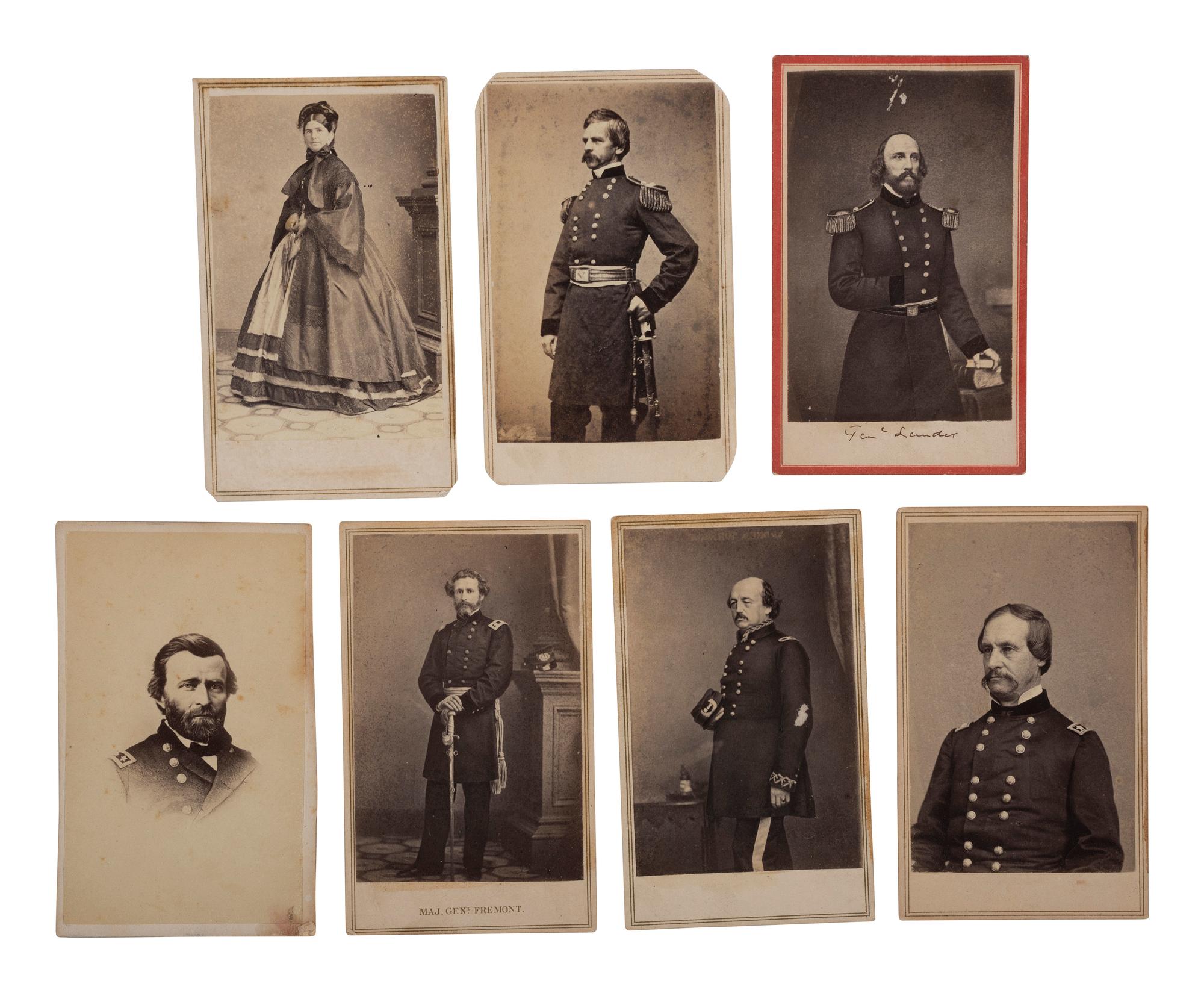 [CIVIL WAR]. A group of 25 CDVs of Union generals, many from the Army of the Potomac, incl. SICKLES, HANCOCK, BIRNEY, FRANKLIN, and STONEMAN.