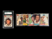 A Group of 1961 Topps Baseball Cards Featuring Hall of Famers and Notables,