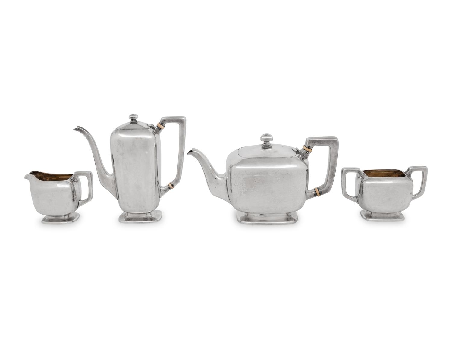 An American Silver Four-Piece Tea and Coffee Service