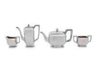 An American Silver Four-Piece Tea and Coffee Service
