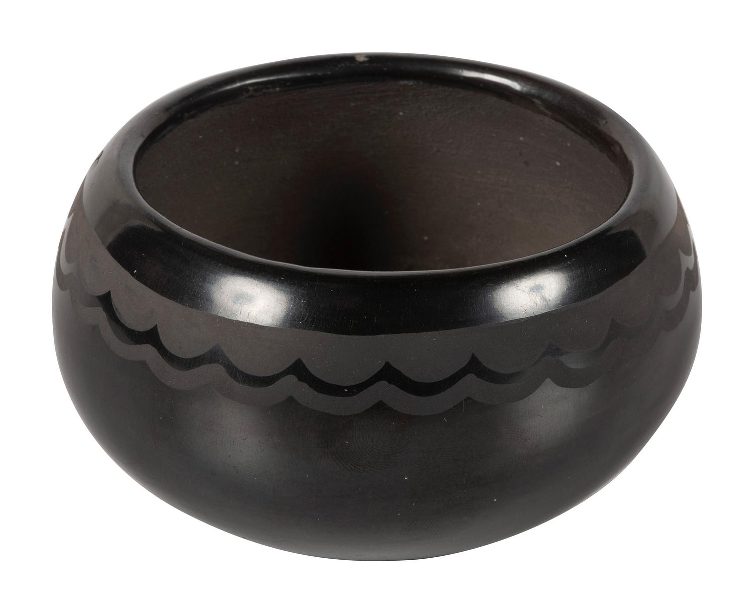 Blackware Pottery Bowl