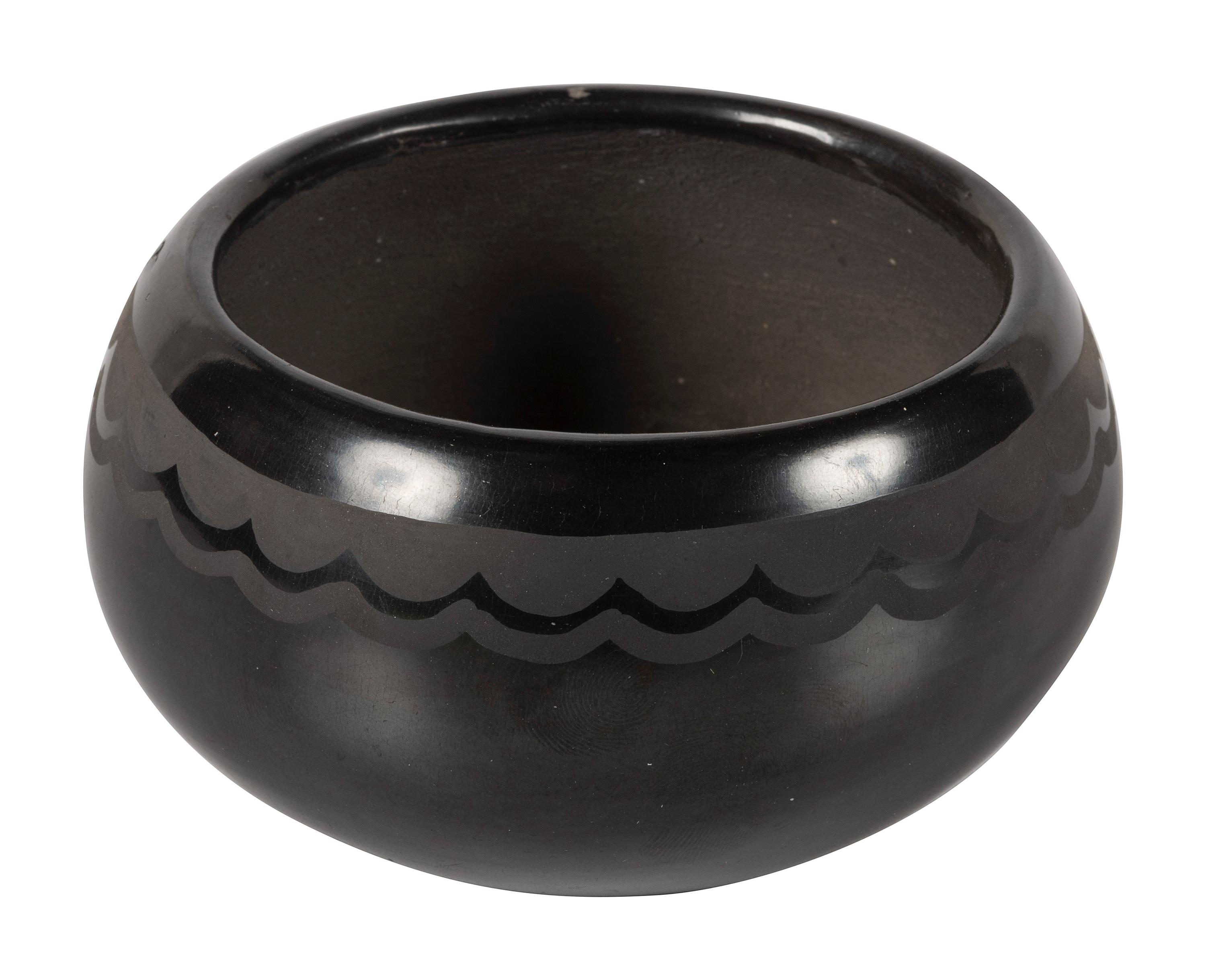 Blackware Pottery Bowl