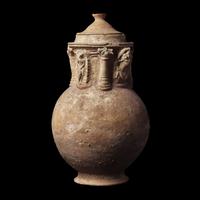 A Syrian Terracotta Cinerarium